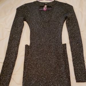 Gray sparling dress
